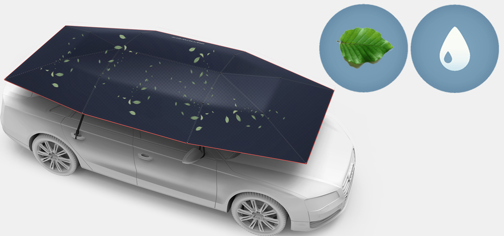Sch&uuml;tz Ihr Auto vor Laub und Baumharz